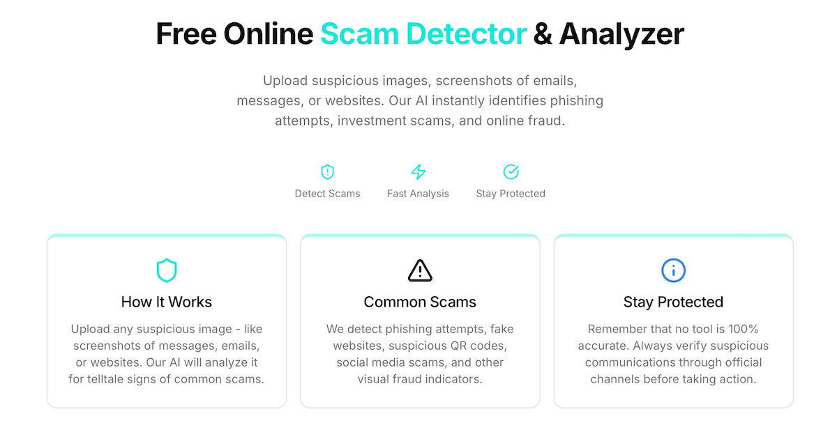 Show HN: I built a tool to detect scams